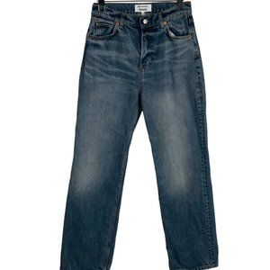 Reformation abbey high rise straight jeans